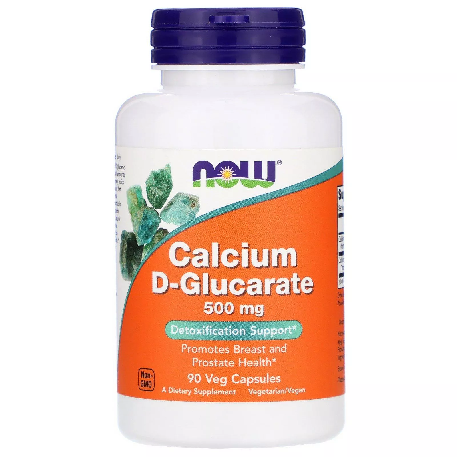 NOW Calcium D-Glucarate 500ng 90 vcaps