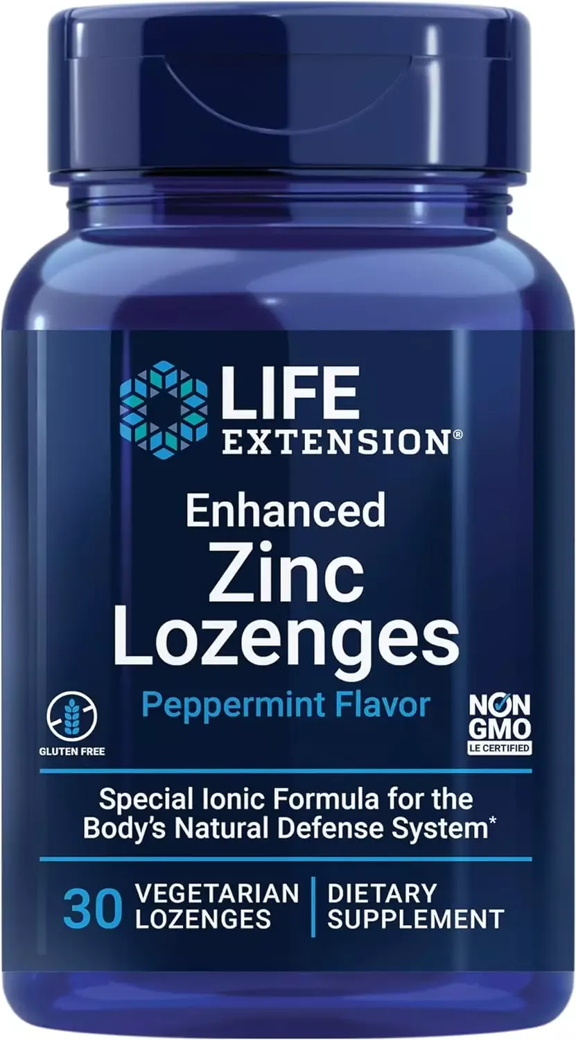 LIFE Extension Enhanced Zinc Lozenges 30 vegloze