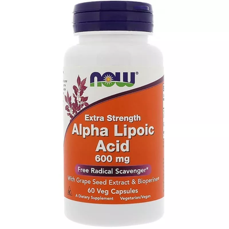 NOW Alpha Lipoic Acid 600mg 60 caps