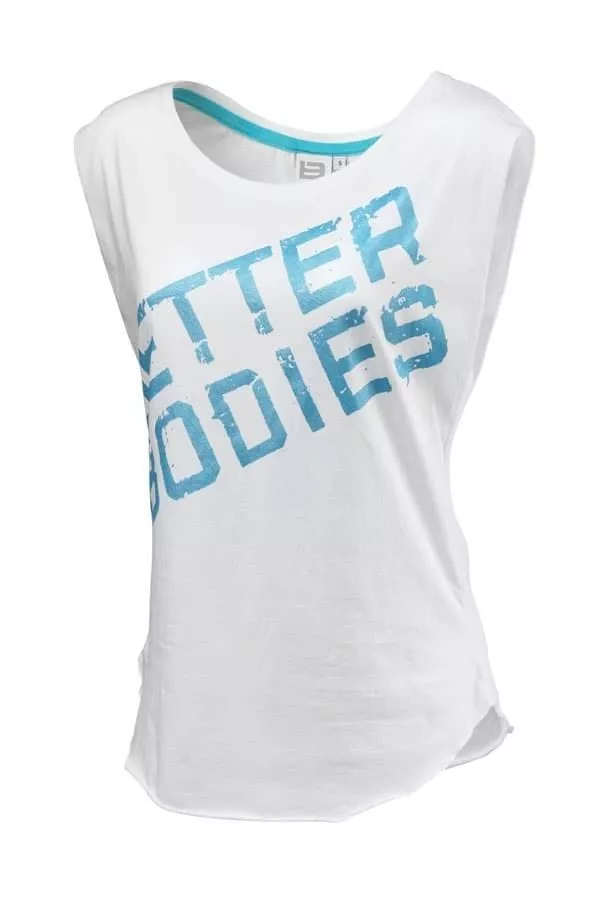 Better Bodies Casual printed tee, футболка белая
