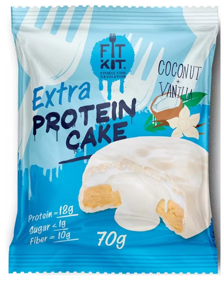Fit Kit Protein White Extra Cake 70g (x24)