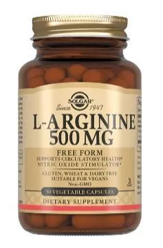 Solgar L-Arginine 500mg 100 vtabs