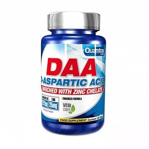 Quamtrax - DAA D-Aspartic acid 120 caps