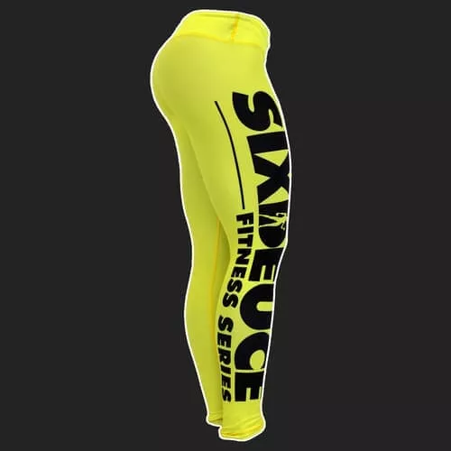 Six Deuce Fitness Series "All Yellow" Leggings