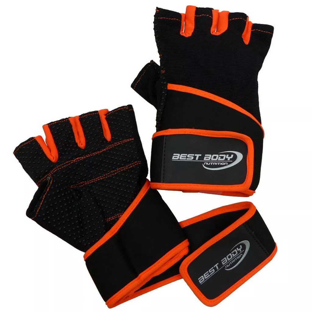 Best Body Перчатки с Нпульсн. Fitness Gloves Fun (Оранжевые)