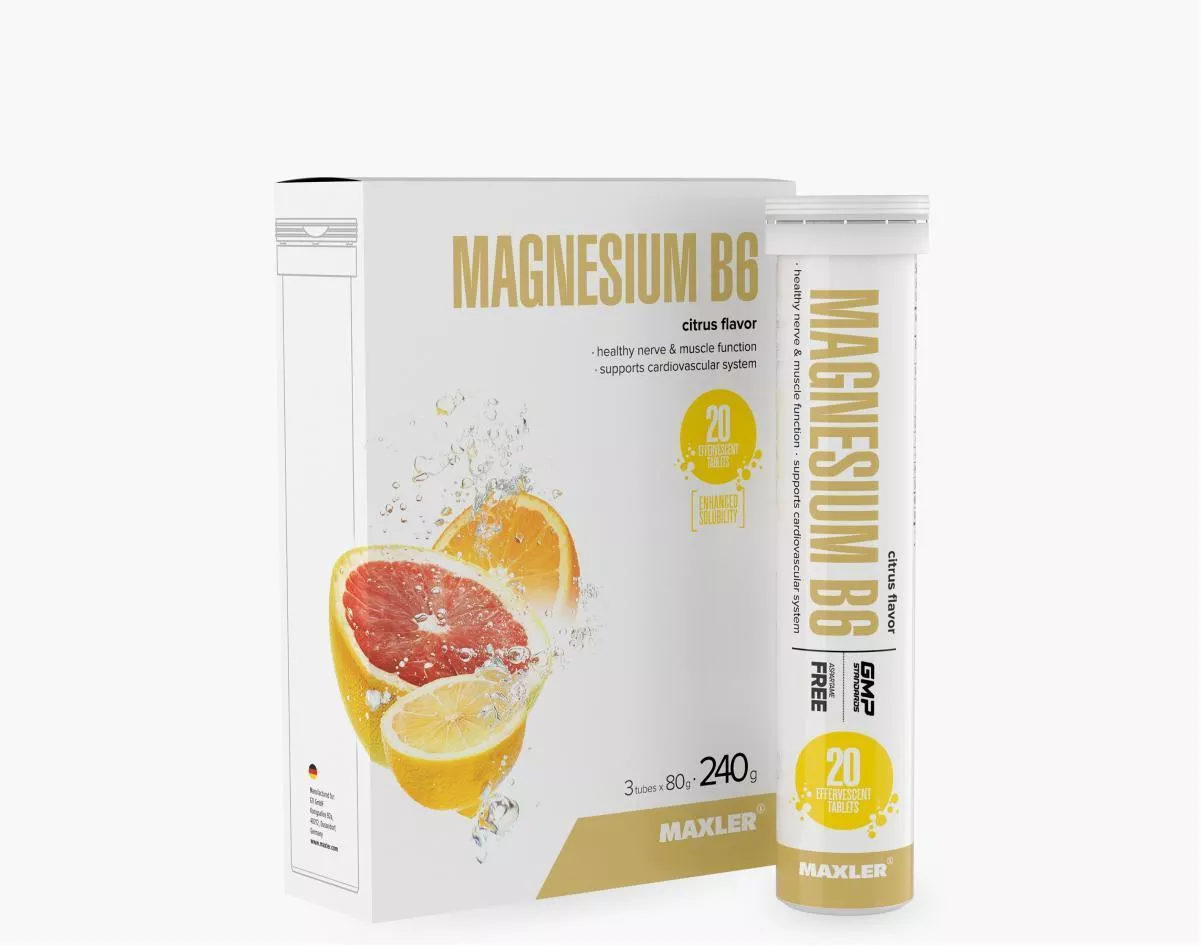 Maxler Magnesium B6 20 eff. tab