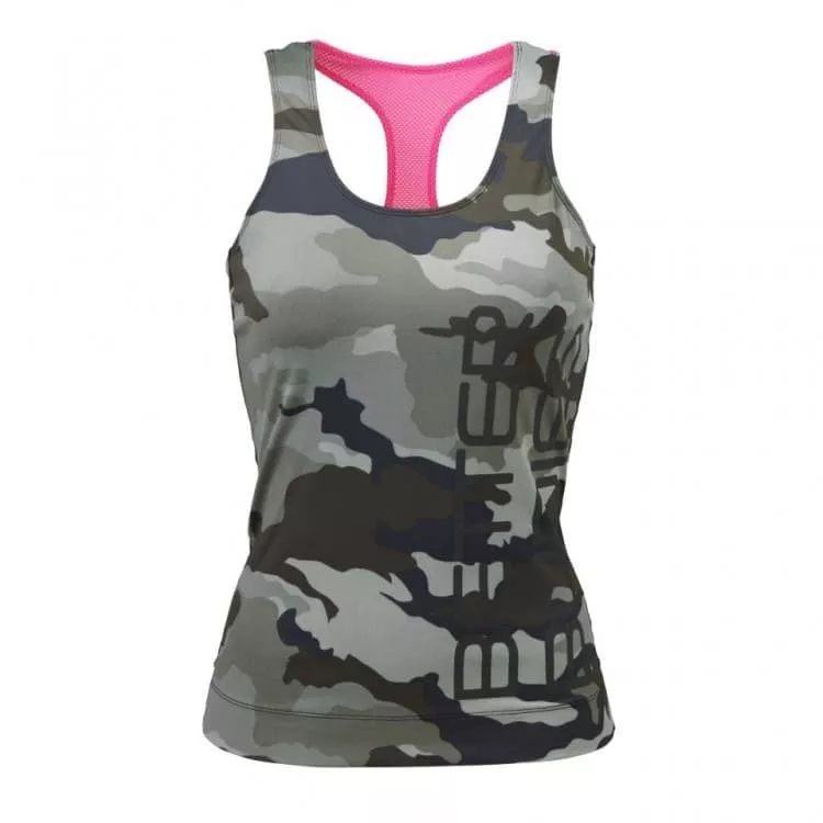 Better Bodies Athlete T-back, майка женская, камуфляж зеленый