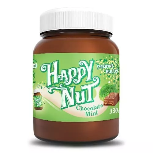 Happy Nut Арахисовая паста шоколад с мятой 330 гр