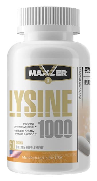 Maxler Lysine 1000 60 tabs