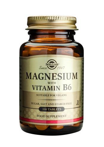 Solgar Magnesium with Vitamin B6 100 tabs