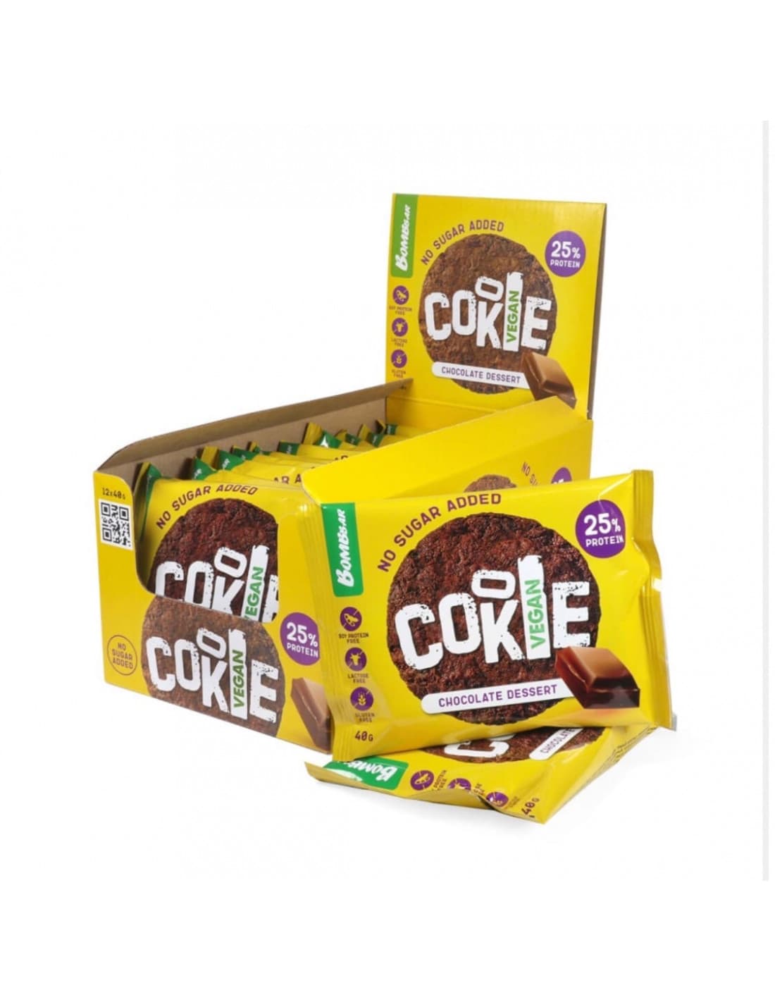 Bombbar Печенье Vegan 40g (х12)