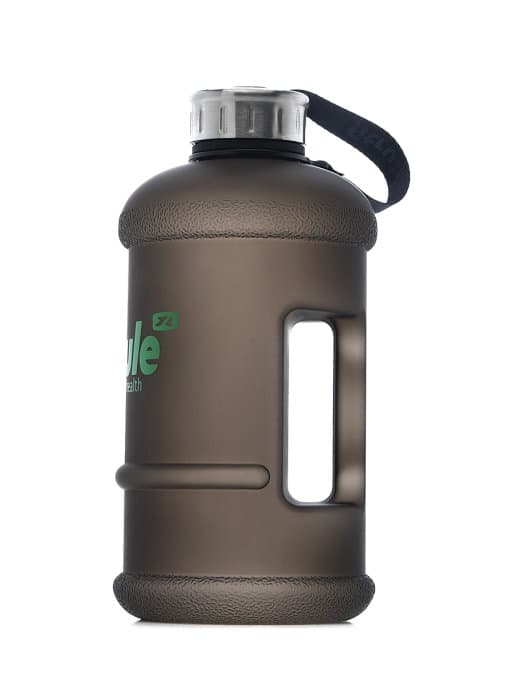 FitRule Бутыль прорезиненная металлическая крышка 1,3L (Черная) фото