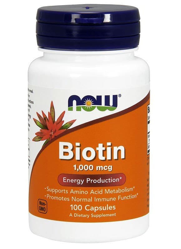 NOW Biotin 1000mcg 100 vcaps