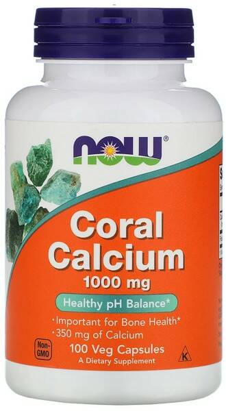 NOW Coral Calcium 1000mg 100 vcaps