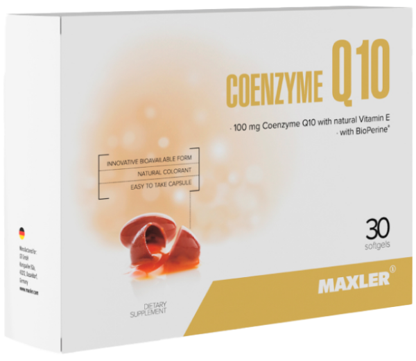 Maxler Coenzyme Q10 with BioPerine 30 caps