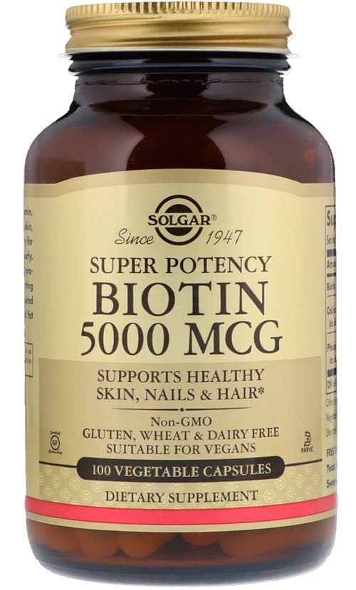 Solgar Biotin 5000 mcg 100 caps