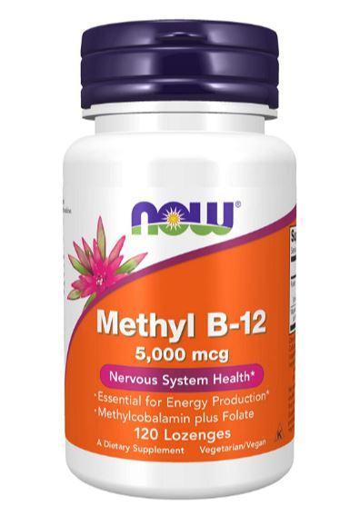 NOW Methyl B-12 5000mcg 120 loz