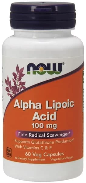NOW Alpha Lipoic Acid 100 mg 60 caps фото