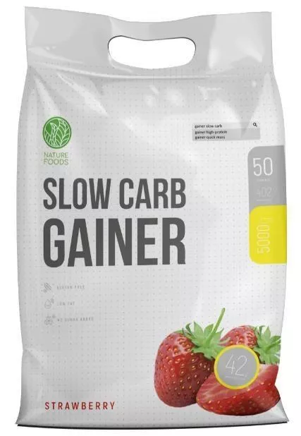 Nature Foods Slow Carb Gainer 5000g фото