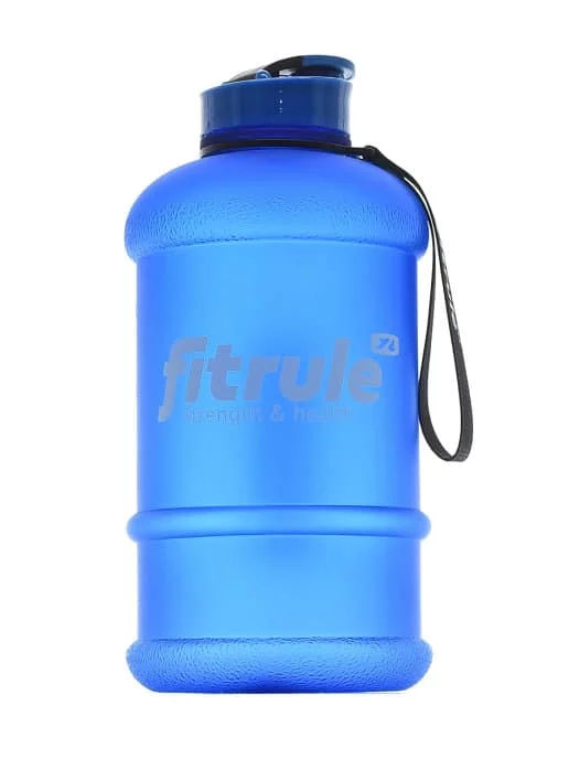 FitRule Бутыль прорезиненная крышка щелчок 1,3L (Синяя) фото