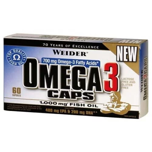 Weider Omega 3 60 caps фото